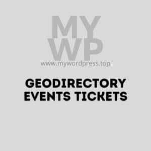 GeoDirectory – Events Tickets